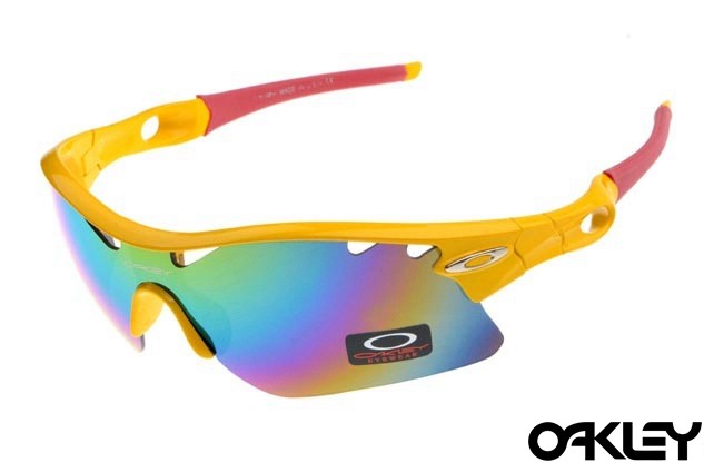 Oakley Radar Path Photochromic Sunglasses Neon Yellow Fire Iridium Fake Oakley Sunglasses 